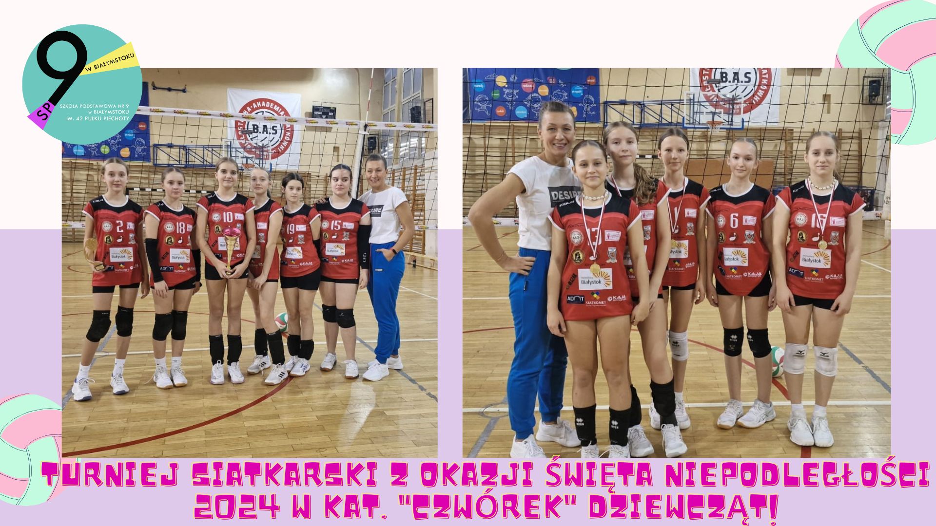 Turniej siatkarski z okazji Święta Niepodległości 2024 w kat. czwórek dziewcząt.jpg