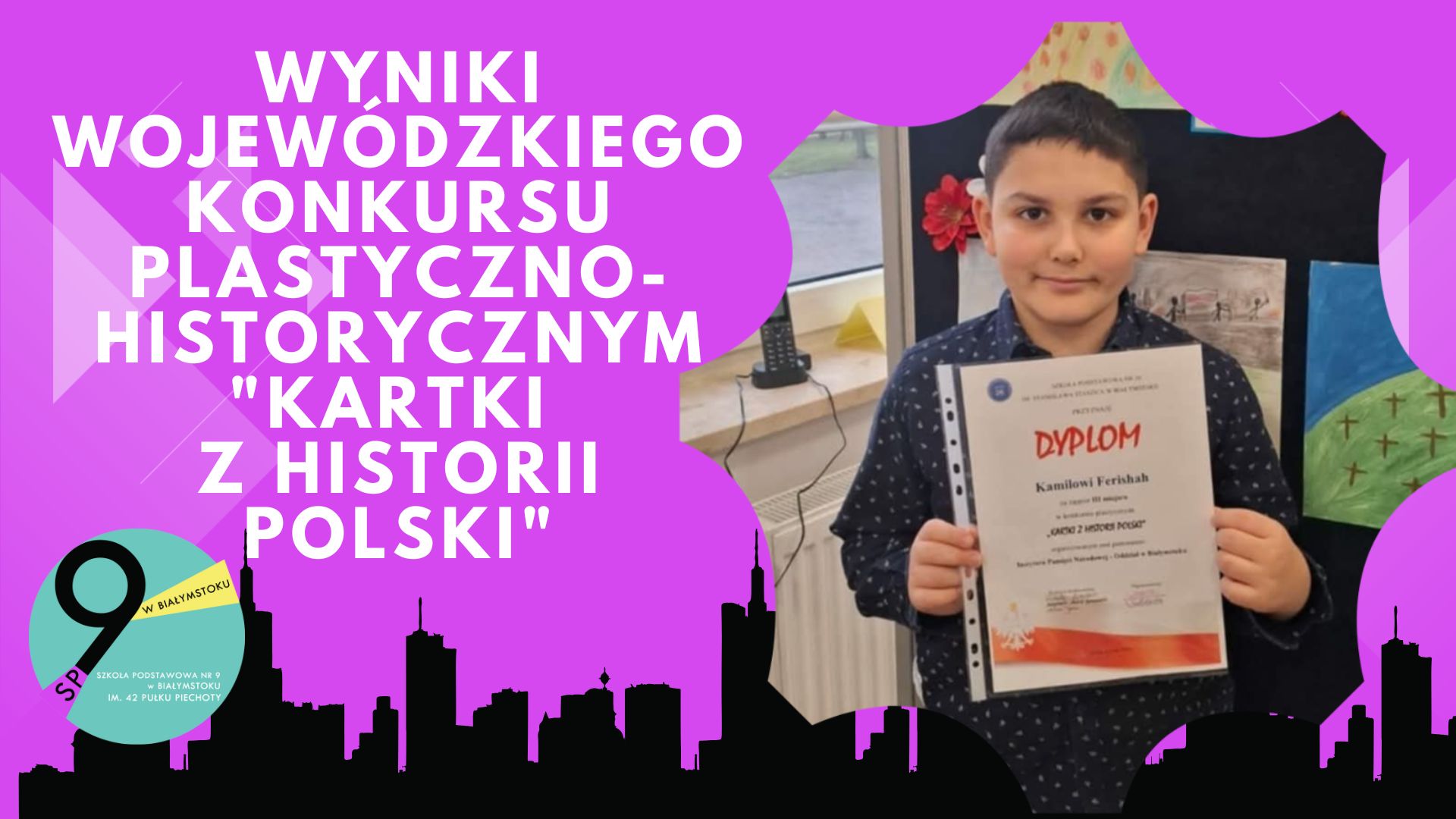 Wyniki wojewódzkiego konkursu plastyczno-historycznym Kartki z historii Polski.jpg