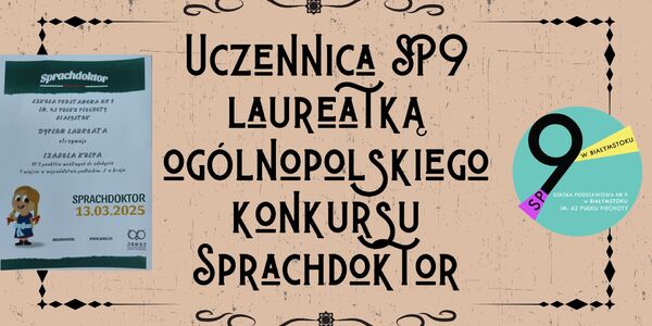 Uczennica SP9 laureatką ogólnopolskiego konkursu Sprachdoktor.jpg