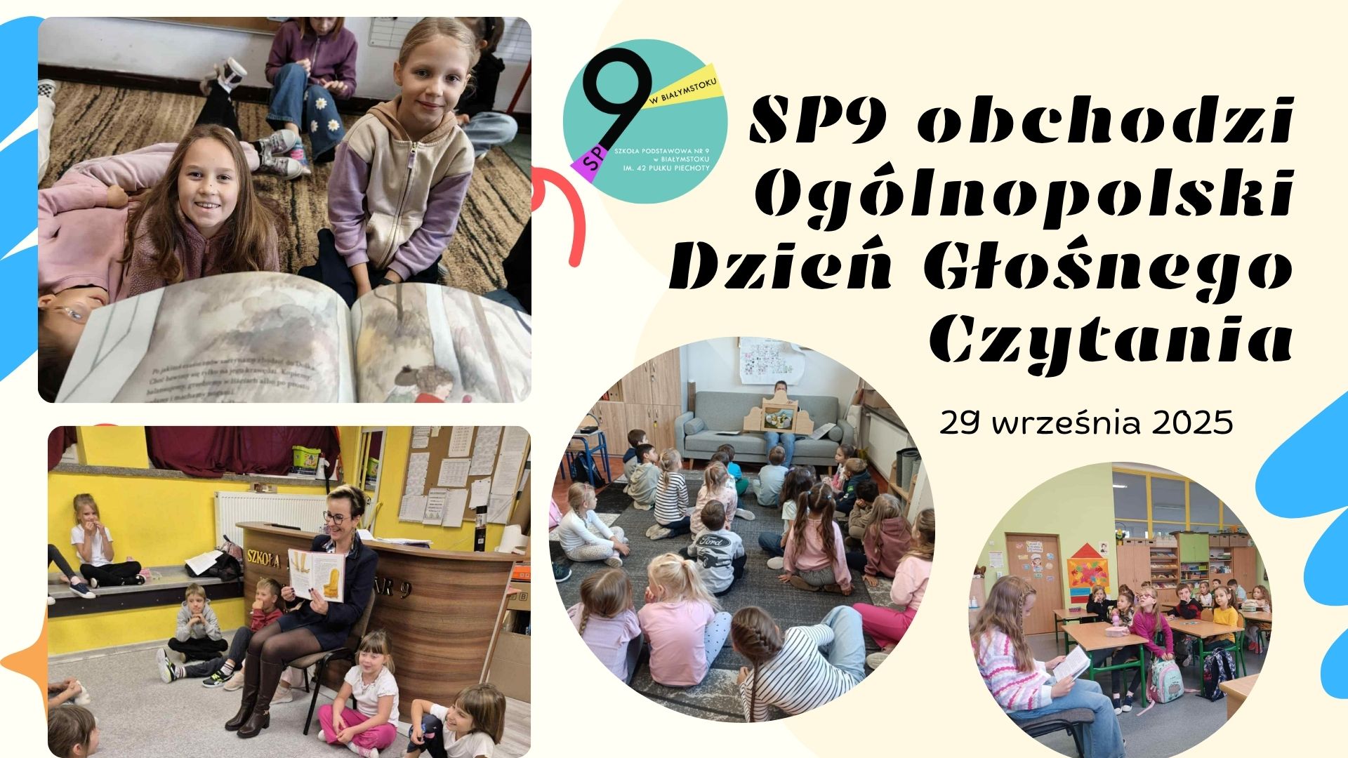 SP9 obchodzi Ogólnopolski Dzień Głośnego Czytania1.jpg