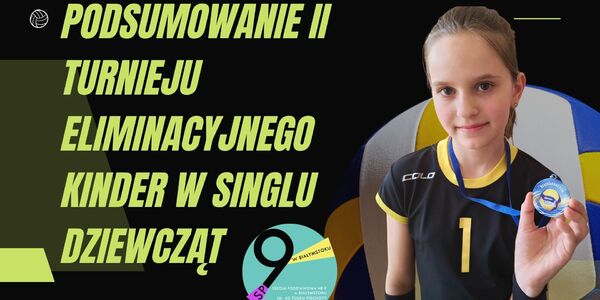 Podsumowanie II Turnieju Eliminacyjnego Kinder w Singlu Dziewcząt.jpg