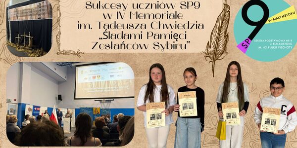 Sukcesy uczniów SP9 w IV Memoriale im. Tadeusza Chwiedzia.jpg